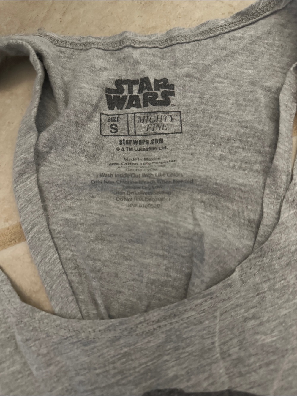 Star Wars Gray Vader Graphic Tank - Picture 2 of 3